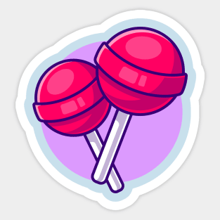 Lollipop Candy Cartoon Sticker